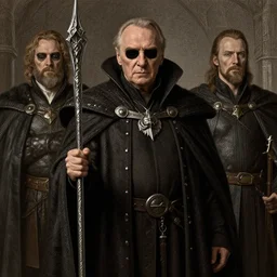 anthony hopkins, a blind king, dungeons and dragons, fame of thrones masterpiece by edgar maxence and ross tran and michael whelan, gustav dore, 8 k, octane render