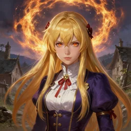Shalltear Bloodfallen Casting the spell called Cumlionimbus in a village, detailed, centered, digital painting, artstation, concept art, donato giancola, Joseph Christian Leyendecker, WLOP, Boris Vallejo, Breathtaking, 8k resolution, extremely detailed, beautiful, establishing shot, artistic, hyperrealistic, beautiful face, octane render, cinematic lighting, dramatic lighting, masterpiece