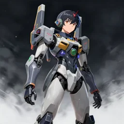 Girl mecha pilot by Kuvshinov Ilya, Anime Key Visual, PV, dramatic wide angle shot, by Studio Trigger, daily deviation, trending, faved watched read, sharp focus, makoto shinkai