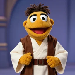 Obi Wan Kenobi as a muppet