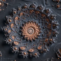 zoom in fractal, octane rander 3 d art