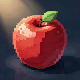 pixel art, #pixelart, isometric apple