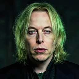 portrait of voldemort mixed with elon musk