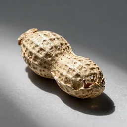 “photo of a peanut that looks like willem dafoe”