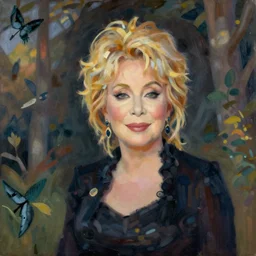 dolly parton art by renoir.