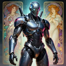street deal, cheap contiousness, neon, alterd carbon, mech suit, fibonacci, sweat drops, insane, intricate, highly detailed, digital painting, artstation, concept art, smooth, sharp focus, illustration, Unreal Engine 5, 8K, art by artgerm and greg rutkowski and alphonse mucha