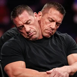 john cena, but he's sleepy, digital photography,