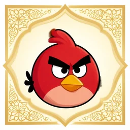 angry bird in islamic style