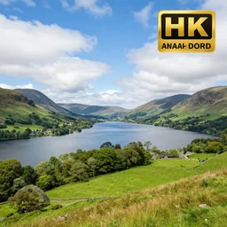 landscape photography, lake district, summer, sunny, clouds, beautiful, 4 k, hd, award winning, professional
