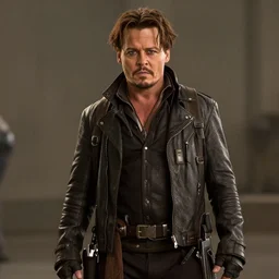 film still of Johnny Depp as Tony Stark in new avengers movie, 4k