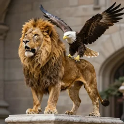 half lion half eagle