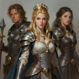 angevin empress, d & d, fantasy, highly detailed, portrait, digital painting, trending on artstation, concept art, sharp focus, illustration, art by artgerm and greg rutkowski and magali villeneuve