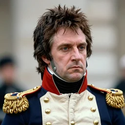 very well detailed photo of Napoleon Bonaparte in London, 1990s, 4k detailed, very very well detailed face