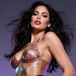 low angle closeup beautiful very seductive megan fox retro scifi pinup, action glamour pose, windblown dark hair, hyper detailed, digital art, studio lighting, smooth, ambient volumetric lighting, sharp focus, frank miller, wlop, anna dittmann, moebius!, alphonse mucha, patrick nagle!!, rim lighting, synthwave