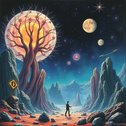 music by beeple, artgerm, salvador dali, bruce pennington, frank, stella, makoto shinkai, angus mckie, alex grey, don bluth, ernst haeckel, chris moore, kaja foglio, andre masson, dr. suess, brian despain, chesley bonestell.