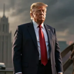 a film still of donald trump in the movie avengers infinity war, hyper detailed, photorealistic, cinematic