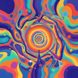 a psychedelic dream, by storm elvin thorgerson colorful flat surreal design, hd, 8 k, artstation