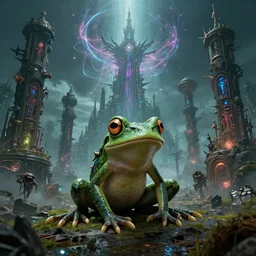 by pablo carpio and bastien chapitaux, visually stunning, cinematic, ultra realistic, hyper realism, 1 2 k, epic, octane render, unreal engine, vfx, maya, hypnofrog : occult city, a quantum mechanical effect : 🚨 techno - gothic totems of a post - apocalyptic civilization of tribes and clans. 💀