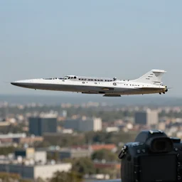 a paul chadeisson starship five miles long is hovering over a city, clear focus, bokeh effect, high res, hasselblad, dslr, professional, cinematic