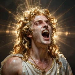 screaming greek god on acid