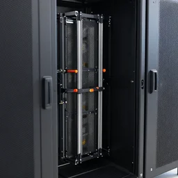 a closeup photorealistic photograph of a ferarri data center. ferarri car with servers built in. bright scene. fine detail. this 4 k hd image is trending on artstation, featured on behance, well - rendered, extra crisp, features intricate detail, epic composition and the style of unreal engine.