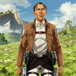 Barack Obama in Attack on Titan
