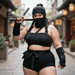 thicc lady ninja