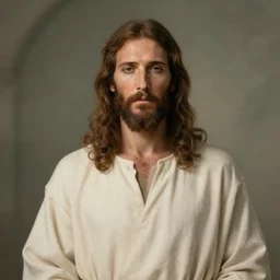 Jesus, our savior, posing for the camera, trending on artstation, realism, 4k