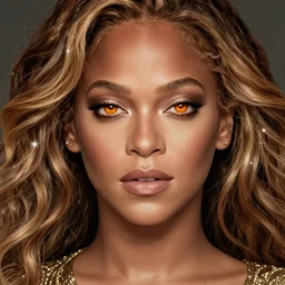 Beyonce as a fantasy magic woman portrait, sci-fi, amber eyes, face, long hair, fantasy, intricate, elegant, highly detailed, digital painting, artstation, concept art, smooth, sharp focus, illustration, art by artgerm and greg rutkowski and alphonse mucha