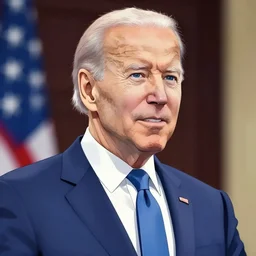 an anime featuring joe biden, anime artstyle