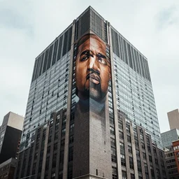 kanye west as a building