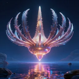 atlantis, retrowave art, artstation, volumetric light, high detail, reflections, perfect, concept art, hdr, 4 k