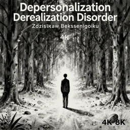 Depersonalization/Derealization Disorder, illustrated by Zdzisław Beksiński, artistic interpretation, trending on artstation, 4k, 8k
