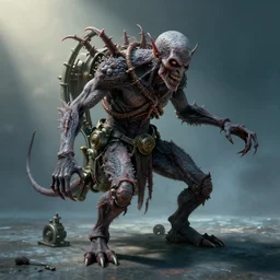 airbrushed evil trichinosis trouble machine, wayne d barlowe, francesco blanc, fine art masterpiece baked at 3 0 0 f, matte painting, cold lighting, aged with sunlight, award winning horror wraparound, photorealistic render, cinematic