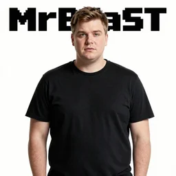 mrbeast as a realistic character in a poster of the movie pixels in the style of waya steurbaut