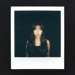 indie album cover of an old polaroid photo