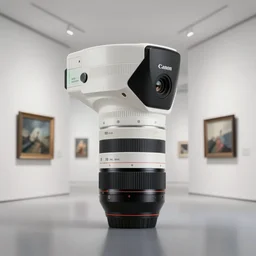 3 d rendering of a hyper modern art gallery with white walls, 3 5 mm canon lens, hyper detailed, soft light, unreal engine 5, 4 k, trending on artstation