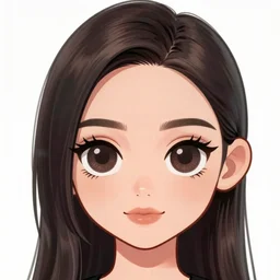 megan fox manga portrait, cartoon face, chibi, anime, character art, digital illustration, big eyes, triangular face, semirealism, ealistic shaded perfect face, fine details, realistic shaded lighting, poster by samdoesarts sam yang