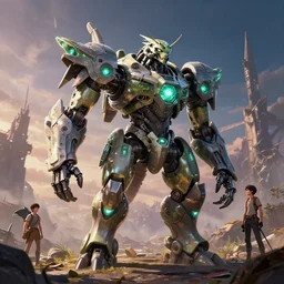 watcher machine mecha animal beast robot of horizon forbidden west horizon zero dawn bioluminiscence, behance hd by jesper ejsing, by rhads, makoto shinkai and lois van baarle, ilya kuvshinov, rossdraws global illumination