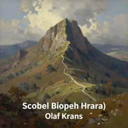 beautiful oil painting of bishop hill by olaf krans