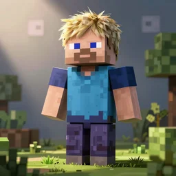 Boris Johnson as a Minecraft mob