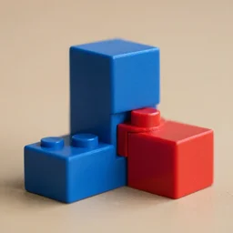 Blue, Red, blocks