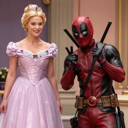 ryan reynolds as deadpool playing wesley in the princess bride ( 1 9 8 7 ), cinematography 4 k