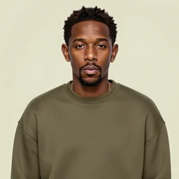 portrait of kendrick lamar in a yeezy sweatshirt in the style of vincent van gogh, colorful, artistic, vibrant, high fashion, art