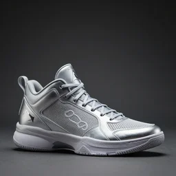 basketball sneakers concept of siver surfer, trending on artstation, smooth, sharp focus