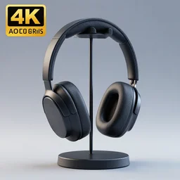 wireless headphone stand, texture render, artgem, octane render, artstation, hasselblad photo, 4 k resolution, blender, renderman fashion design biologigal product photo product design high quality award winning, substance painter