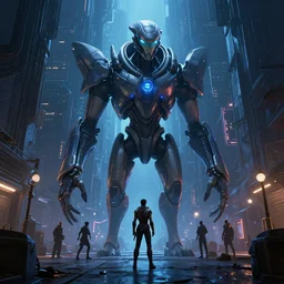 dark city street mothership mass effect andromeda krogan base wallpaper 3 d pixar disney digital cgi rtx hdr painting bioluminance alena aenami artworks in 4 kby jesper ejsing, feng zhu and loish beeple, by thomas kinkade 2 2 2 2