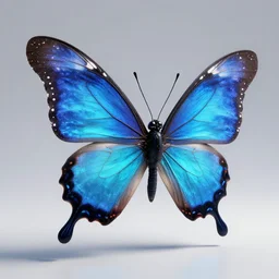 a butterfly with cat head, octane render,