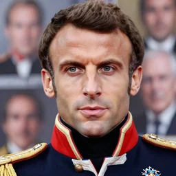 closeup portrait of emmanuel macron dressed as napoleon, natural light, sharp, detailed face, magazine, press, photo, steve mccurry, david lazar, canon, nikon, focus