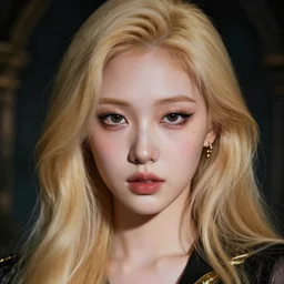 cross eyed beautiful hyper realistic photograph of pretty blonde korean girl alice,, dramatic lighting alice in wonderland, dj sura face, artgerm, ilya kuvshinov
